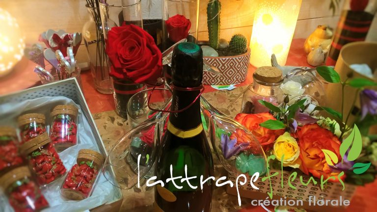 L'attrape fleurs, fleuriste vous propose la livraison de fleurs, création compositions florales, décorations de mariages, conscrits et vitrines près de Villefranche-sur-Saône, Liergues Pierres Dorées et Limas.